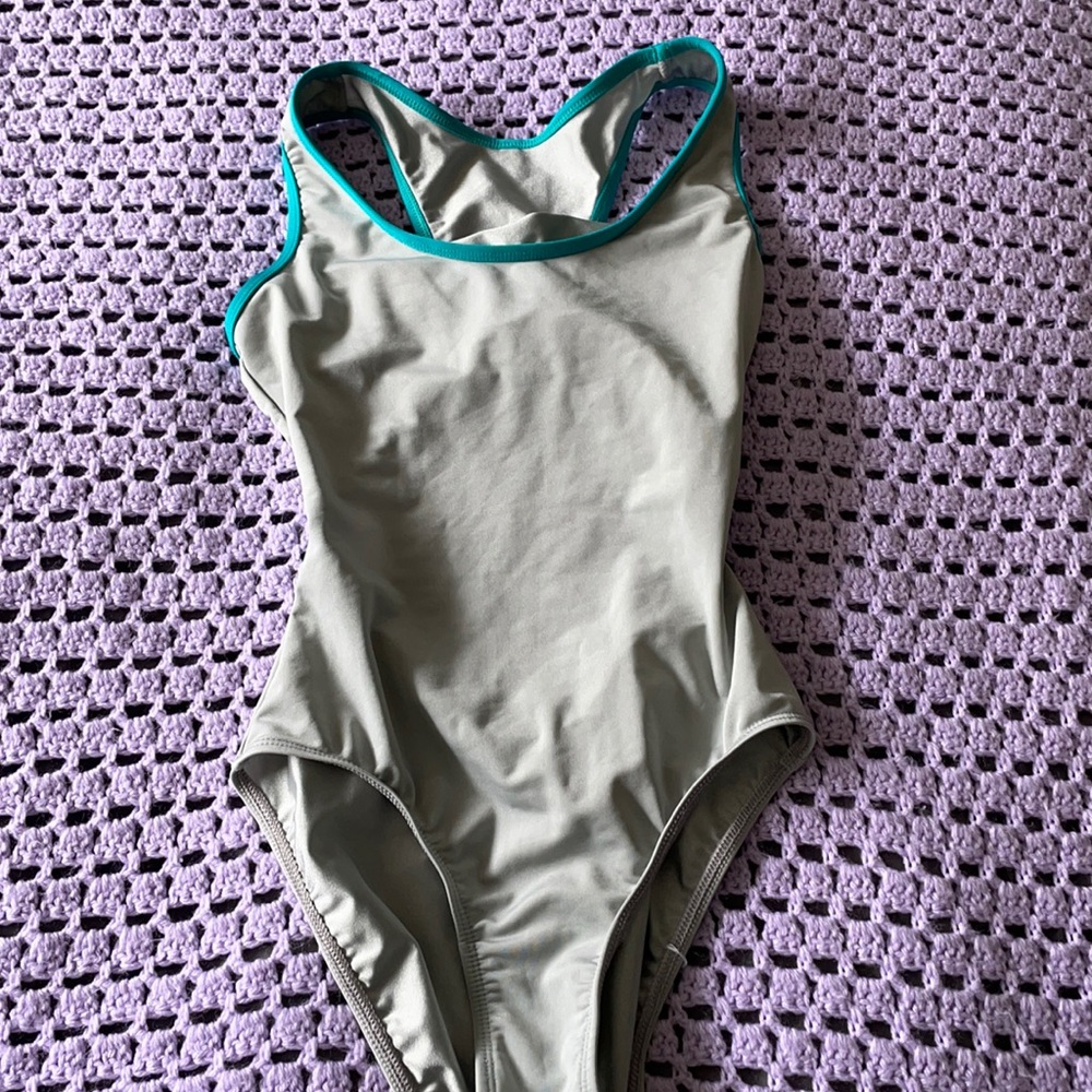 Silver leotard